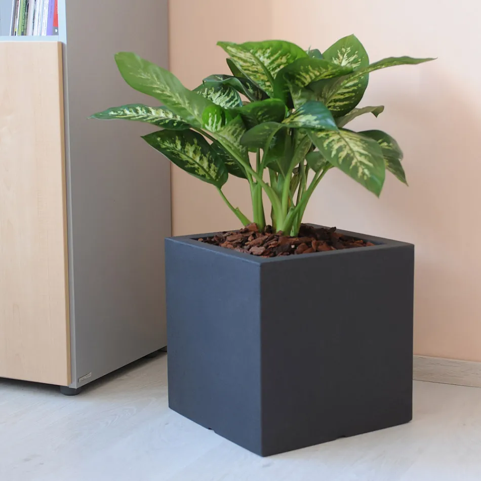 Topf oder quadratischer Gartenteiler dreifarbig Made in Italy - Pflanzen Viadurini