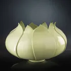 Moderne dekorative Vase aus farbiger Keramik, handgefertigt in Italien - Onyx Viadurini