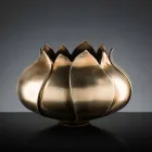 Moderne dekorative Vase aus farbiger Keramik, handgefertigt in Italien - Onyx Viadurini