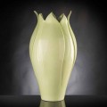 Moderne dekorative Vase aus farbiger Keramik, handgefertigt in Italien - Onyx