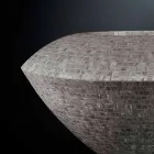 Moderne Ziervase aus farbigem Polyethylen Made in Italy - Timber - Viadurini