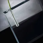 Moderne transparente Plexiglas Blumenvase Made in Italy - Unikat Viadurini