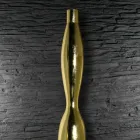 Indoor-Vase in Harz-Gold- oder Blattsilber-Finish Made in Italy - Quarto Viadurini