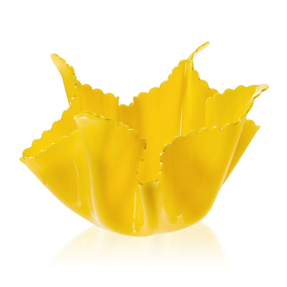 Recycelbare drapierte farbige Plexiglasvase 2 Stück 2 Größen - Gabria Viadurini