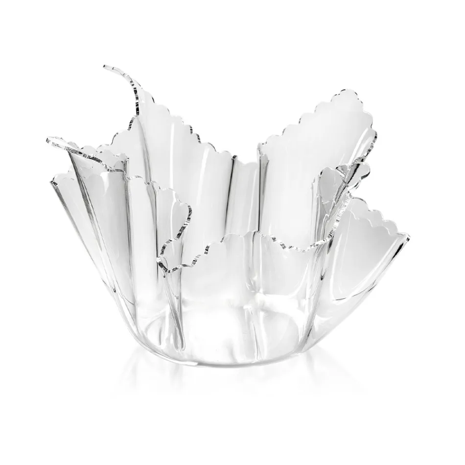 Recycelbare drapierte farbige Plexiglasvase 2 Stück 2 Größen - Gabria Viadurini