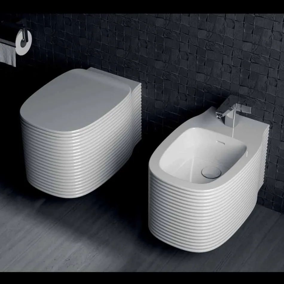 Hängende Keramikvase in modernem Design made in Italy, Hamlet Viadurini