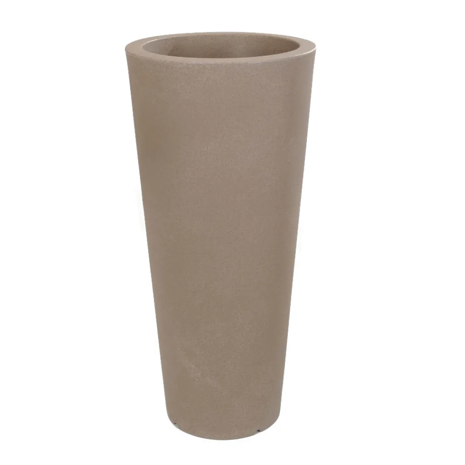 Runde Fluofarbene Gartenvase mit Licht Made in Italy - Avanas Viadurini