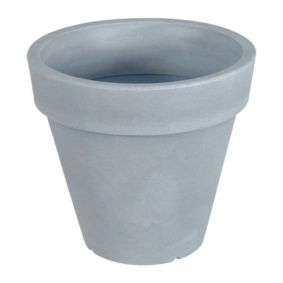 Runde farbige Gartenvase oder mit Beleuchtung Made in Italy - Avanas Viadurini