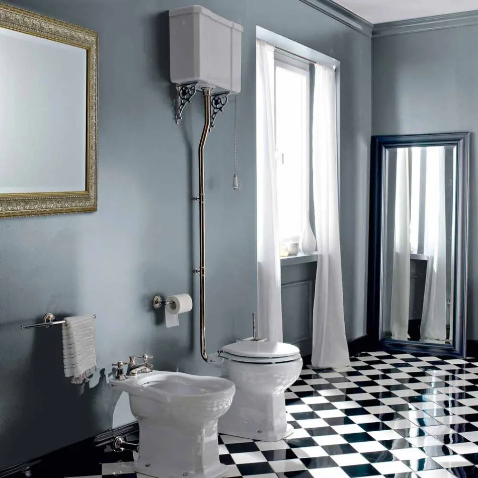 Keramische Bodenvase mit Kassette Made in Italy - Marwa Viadurini