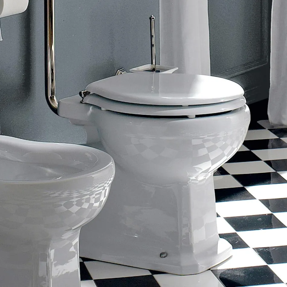 Keramische Bodenvase mit Kassette Made in Italy - Marwa Viadurini