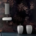 Weiße WC-Vase aus Keramik mit modernem Design Gais, made in Italy Viadurini