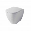 Design Toilettenvase aus weißer oder farbiger Keramik Trabia