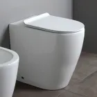 Spülrandloses WC mit Soft-Close-Keramiksitz – Oleander Viadurini