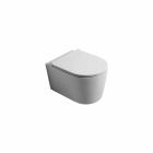 Modernes Design-Wand- Keramik-Toilettenschüssel Shine Square, made in Italy Viadurini