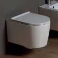 Hangende Toilettenschüssel aus Keramik, Design Shine Square, Italy