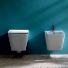 Wand-WC aus Keramik, modernes Design, Sun Square in Italien hergestellt Viadurini