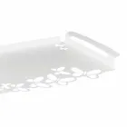 Weiß, Beige oder Elfenbein Eisen Design Serviertablett Made in Italy - Leiden Viadurini