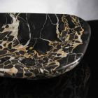 Elegantes Tablett aus Portoro Marmor Made in Italy - Ethereal Viadurini