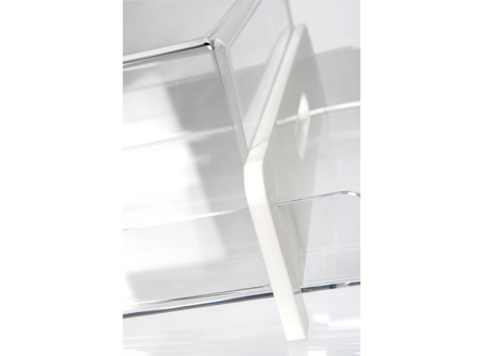 Transparentes Tablett aus Plexiglas Original italienisches Design 3 Größen - Faucio Viadurini