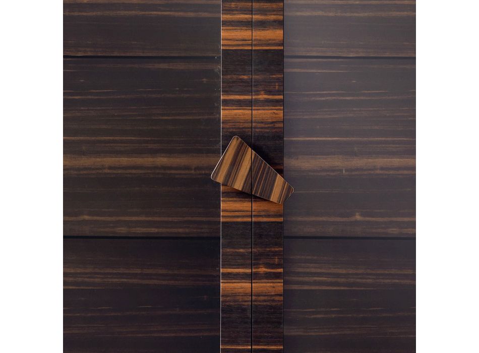 Grilli Zarafa Massivholzschrank mit 2 Türen aus italienischem Design