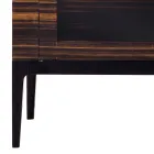 Design Vitrin aus Massivholz mit 2 Türen in Italien hergestellt  Viadurini