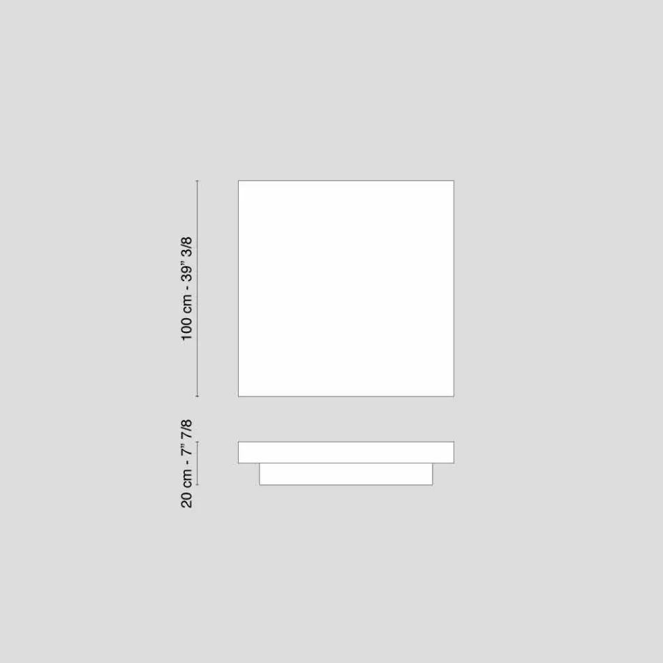 VG Trend Loft Cadeau Design Couchtisch in Holzfaser Viadurini