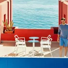 Moderner Gartenstuhl aus Polypropylen von Vondom Delta Viadurini