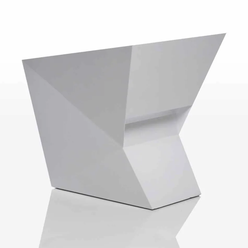 Vondom Faz weiß lackierter Gartensessel mit modernem Design Viadurini